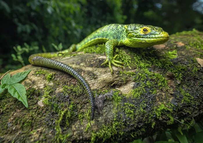 Framed Print : Alligator lizard (Abronia meledona) resting on moss covered log in rainforest, Guatemala. Endangered Framed Print : Alligator lizard (Abronia meledona) resting on moss covered log in rainforest, Guatemala. Endangered