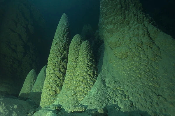 Anhumas Abyss, a 72 meters deep cave with underwater limestone cones up to 20 meters high