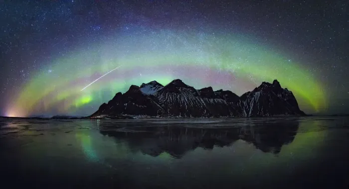 Framed Print : Aurora Borealis over Vestrahorn, Stokksnes, Hofn, Iceland. March 2018 Framed Print : Aurora Borealis over Vestrahorn, Stokksnes, Hofn, Iceland. March 2018