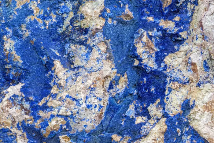 Framed Print : Azurite / Chessylite, soft, deep blue copper mineral Framed Print : Azurite / Chessylite, soft, deep blue copper mineral