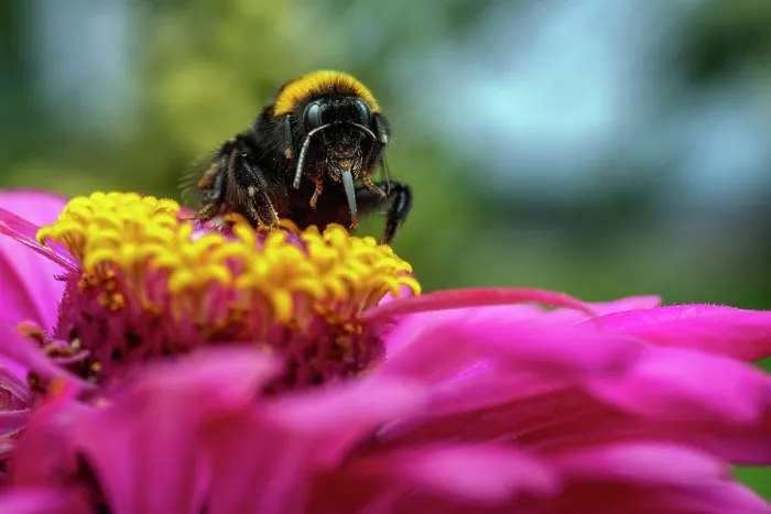 Framed Print : Bumblebee (Bombus sp.) cleaning its proboscis after feeding on pollen, Lucerne, Switzerland. July Framed Print : Bumblebee (Bombus sp.) cleaning its proboscis after feeding on pollen, Lucerne, Switzerland. July