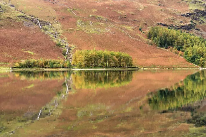 Framed Print : Buttermere reflections, Cumbria, The Lake District, UK. November 2016 Framed Print : Buttermere reflections, Cumbria, The Lake District, UK. November 2016