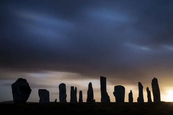 Framed Print : Callanish Stones silhouetted at dawn, Isle of Lewis, Outer Hebrides, Scotland, UK Framed Print : Callanish Stones silhouetted at dawn, Isle of Lewis, Outer Hebrides, Scotland, UK