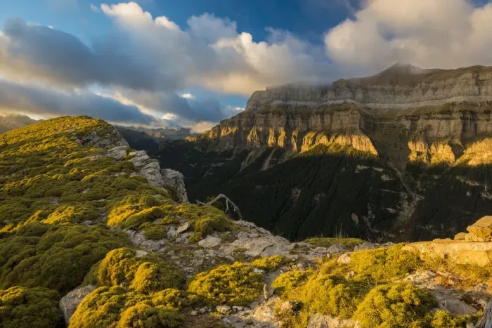 Framed Print : Cliffs, Ordesa National Park, Pyrenees, Aragon, Spain