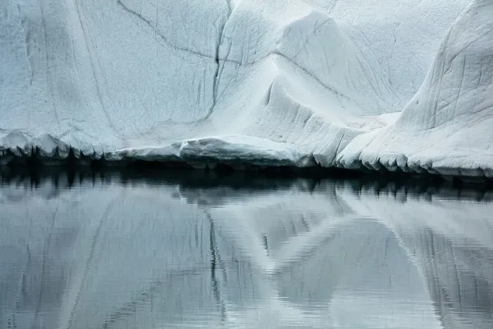 Framed Print : Close up of an iceberg reflected in the water, Ross Sea, Antarctica. January 2000 Framed Print : Close up of an iceberg reflected in the water, Ross Sea, Antarctica. January 2000