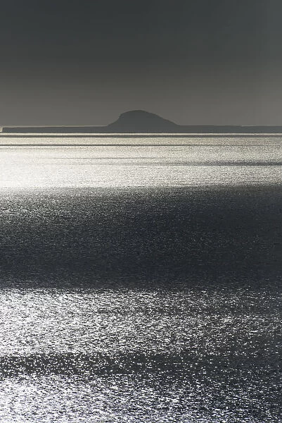 Coastal waters of the Atlantic ocean, looking toward the Treshnish islands, Scotland, UK, May