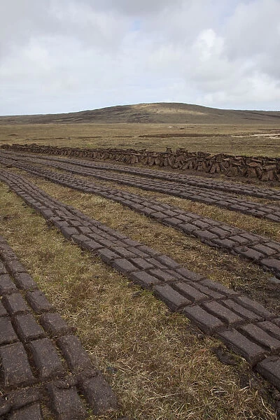 Community peat diggings, North Harris, Western Isles  /  Outer Hebrides, Scotland, UK