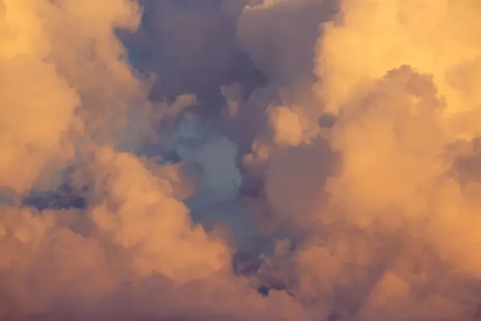 Framed Print : Detail of Cumulonimbus cloud at sunset. Nordtirol, Austrian Alps. July Framed Print : Detail of Cumulonimbus cloud at sunset. Nordtirol, Austrian Alps. July