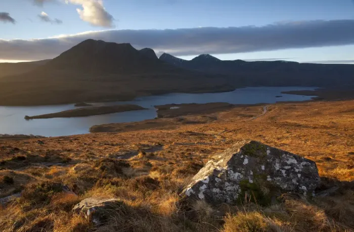 Framed Print : Dawn over Ben Mor Coigach and Loch Lurgainn, Inverpolly, Sutherland, Highlands, Scotland Framed Print : Dawn over Ben Mor Coigach and Loch Lurgainn, Inverpolly, Sutherland, Highlands, Scotland