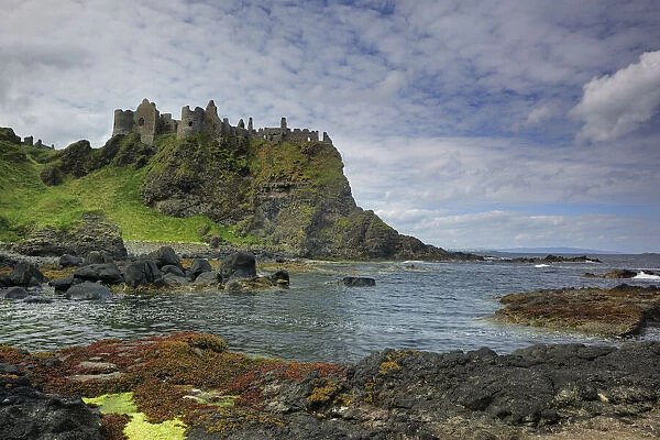 Dunluce Castle, North Antrim coast, County Antrim, Northern Ireland, UK, August 2011