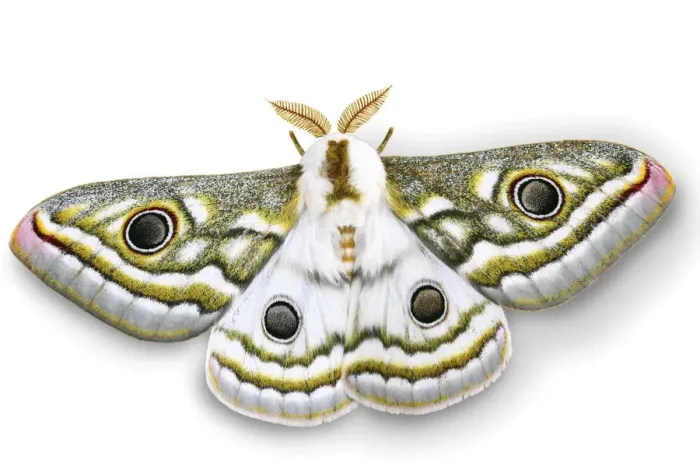 Framed Print : Emperor moth (Gonimbrasia species) digitally enhanced, Namibia Framed Print : Emperor moth (Gonimbrasia species) digitally enhanced, Namibia
