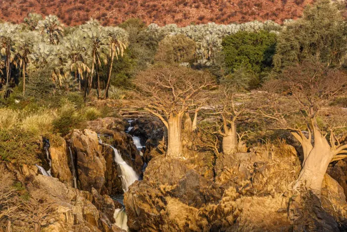 Framed Print : Epupa Falls, Kunene River, northern border of Namibia with Angola Framed Print : Epupa Falls, Kunene River, northern border of Namibia with Angola