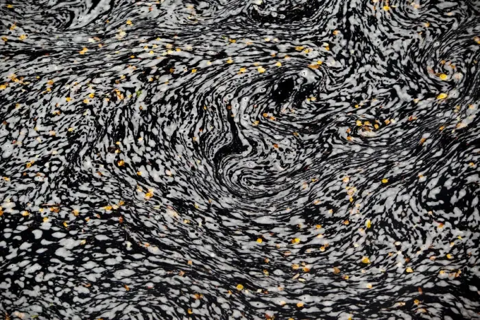 Framed Print : Fallen leaves and swirling foam patterns in River Affric, Glen Affric NNR, Cairngorms NP Framed Print : Fallen leaves and swirling foam patterns in River Affric, Glen Affric NNR, Cairngorms NP