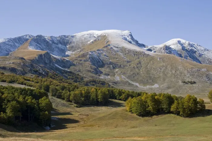 Framed Print : First snow on Savin Kuk and Veliki Medved, Durmitor NP, Montenegro, October 2008 Framed Print : First snow on Savin Kuk and Veliki Medved, Durmitor NP, Montenegro, October 2008