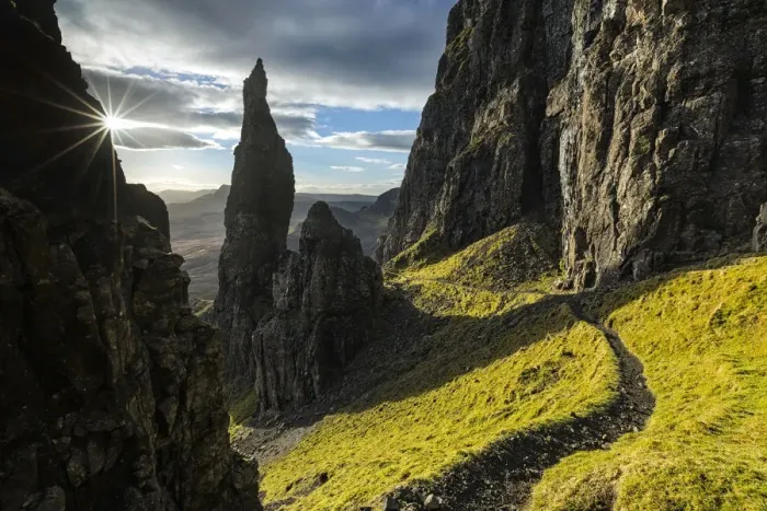 Framed Print : Footpath past The Needle, Quiraing, Trotternish Peninsula, Isle of Skye, Inner Hebrides Framed Print : Footpath past The Needle, Quiraing, Trotternish Peninsula, Isle of Skye, Inner Hebrides