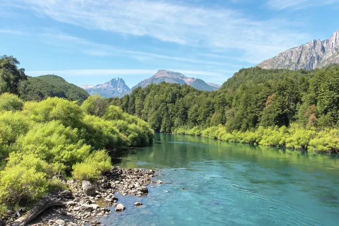 Framed Print : Futaleufu River, Patagonia, Chile. March, 2024