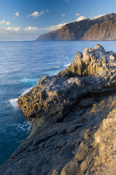 The Gigantes, sea cliffs in the South of Tenerife, Canary Islands, Spain