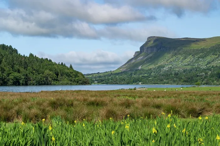 Framed Print : Glencar Lough, large glacial lake in Glencar Valley, Counties Leitrim and Sligo, Republic of Ireland. May, 2023 Framed Print : Glencar Lough, large glacial lake in Glencar Valley, Counties Leitrim and Sligo, Republic of Ireland. May, 2023