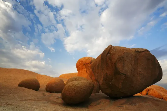 Framed Print : Granite boulders in Spitzkoppe mountains, Namib Desert, Namibia, October Framed Print : Granite boulders in Spitzkoppe mountains, Namib Desert, Namibia, October
