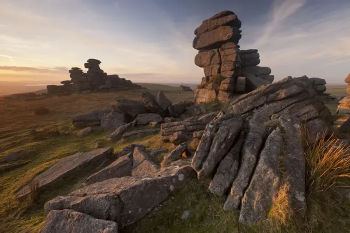 Framed Print : Great Staple Tor in late evening light, Dartmoor National Park, Devon, England, UK Framed Print : Great Staple Tor in late evening light, Dartmoor National Park, Devon, England, UK