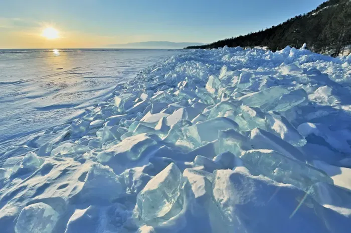 Framed Print : Ice pile of broken shelf ice, near the shore of Lake Baikal, Siberia, Russia, March Framed Print : Ice pile of broken shelf ice, near the shore of Lake Baikal, Siberia, Russia, March