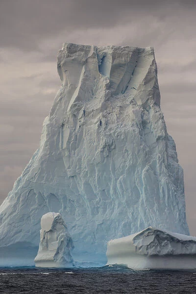 Iceberg, eroded by waves, Ross Sea, Antarctica