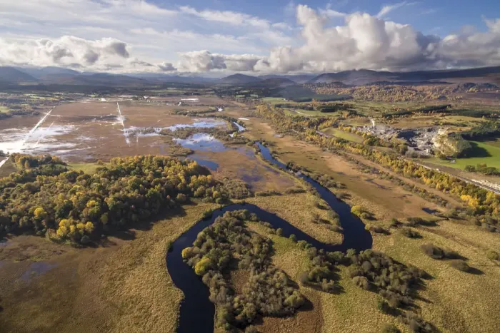 Framed Print : Insh marshes in the Cairngorms National Park, Scotland, UK, October 2017 Framed Print : Insh marshes in the Cairngorms National Park, Scotland, UK, October 2017