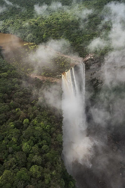 Kaieteur Falls is the worlds widest single drop waterfall, located on the Potaro