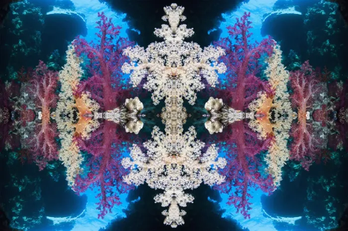 Framed Print : Kaleidoscopic image of soft corals (Dendronephthya sp). Egypt, Red Sea Framed Print : Kaleidoscopic image of soft corals (Dendronephthya sp). Egypt, Red Sea