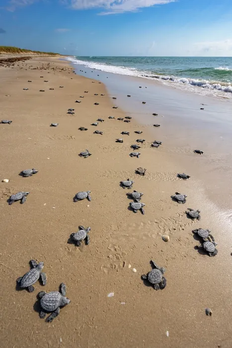 Framed Print : Kemp's ridley turtle (Lepidochelys kempii) hatchlings making their way to the sea, Rancho Nuevo Sea Turtle Sanctuary, Tamaulipas, Mexico. Critically endangered Framed Print : Kemp's ridley turtle (Lepidochelys kempii) hatchlings making their way to the sea, Rancho Nuevo Sea Turtle Sanctuary, Tamaulipas, Mexico. Critically endangered