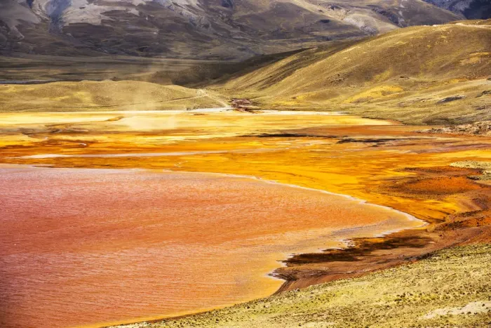 Framed Print : Laguna Miluni a reservoir fed by glacial melt water from the Andean peak of Huayna Potosi Framed Print : Laguna Miluni a reservoir fed by glacial melt water from the Andean peak of Huayna Potosi