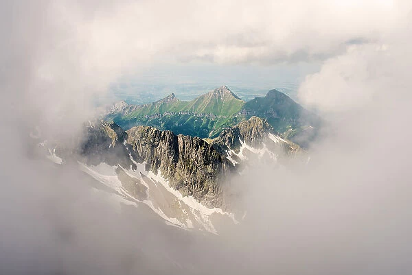 Lomnicks Peak, 26345m, one of the highest mountain peaks in the High Tatras mountains of Slovakia June 2012