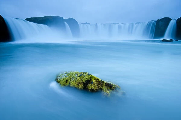 Long exposure of Godafoss waterfall, Iceland