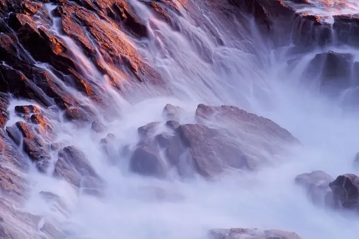 Framed Print : Long exposure of wave breaking on rocks at sunset, Caithness, Scotland, August Framed Print : Long exposure of wave breaking on rocks at sunset, Caithness, Scotland, August
