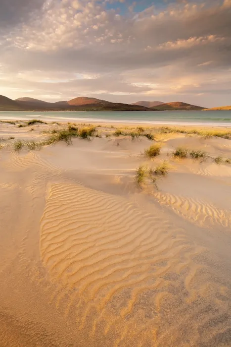 Framed Print : Luskentyre beach at dawn, Isle of Harris, Outer Hebrides, Scotland, UK. October, 2018 Framed Print : Luskentyre beach at dawn, Isle of Harris, Outer Hebrides, Scotland, UK. October, 2018
