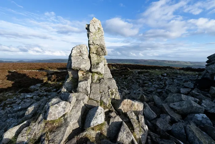 Framed Print : Manstone Rock on the Stiperstones National Nature Reserve, composed of Ordovician Stiperstone Quartzite, looking towards the Long Mynd, Shropshire Hills National Landscapes Framed Print : Manstone Rock on the Stiperstones National Nature Reserve, composed of Ordovician Stiperstone Quartzite, looking towards the Long Mynd, Shropshire Hills National Landscapes