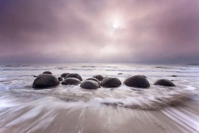 Framed Print : Moeraki Boulders, Koekohe Beach, Otago, New Zealand, October 2010 Framed Print : Moeraki Boulders, Koekohe Beach, Otago, New Zealand, October 2010