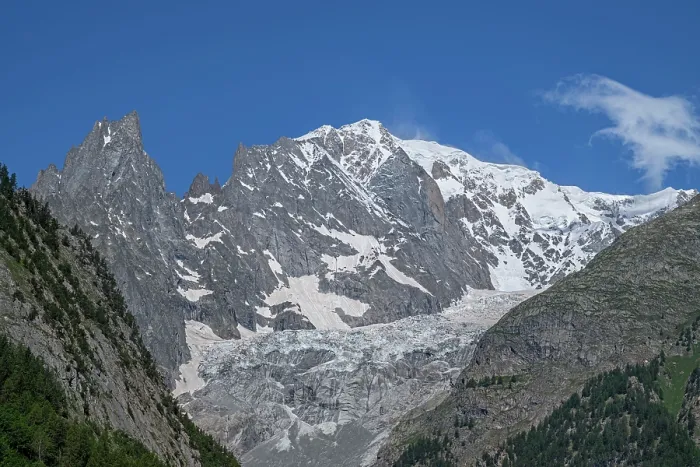 Framed Print : Mont Blanc massif range in summer, Pre-Saint-Didler, near Courmayeur, Italy. July, 2024 Framed Print : Mont Blanc massif range in summer, Pre-Saint-Didler, near Courmayeur, Italy. July, 2024