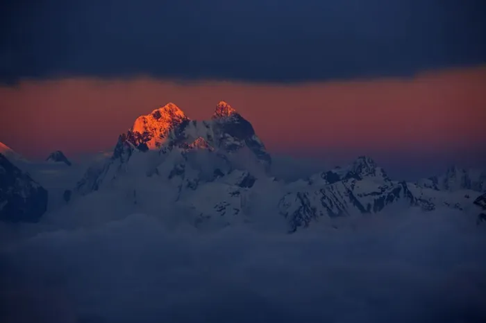 Framed Print : Mount Ushba (4, 710m) at sunset, just on the Georgian side of the border, seen from Elbrus Framed Print : Mount Ushba (4, 710m) at sunset, just on the Georgian side of the border, seen from Elbrus