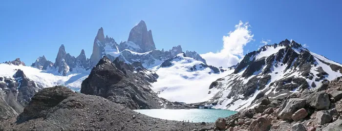 Framed Print : Mt Fitz Roy and Laguna Los Tres, panoramic view, Fitzroy National Park, Argentina Framed Print : Mt Fitz Roy and Laguna Los Tres, panoramic view, Fitzroy National Park, Argentina