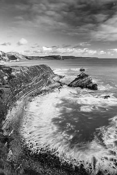 Mupe Bay, Jurassic Coast, Dorset, England, UK. January 2020