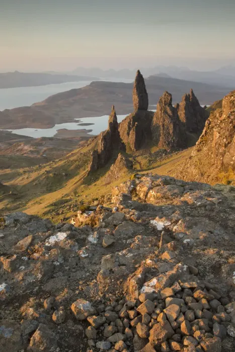 Framed Print : Old Mann of Storr at dawn, Isle of Skye, Inner Hebrides, Scotland, UK, April 2014 Framed Print : Old Mann of Storr at dawn, Isle of Skye, Inner Hebrides, Scotland, UK, April 2014