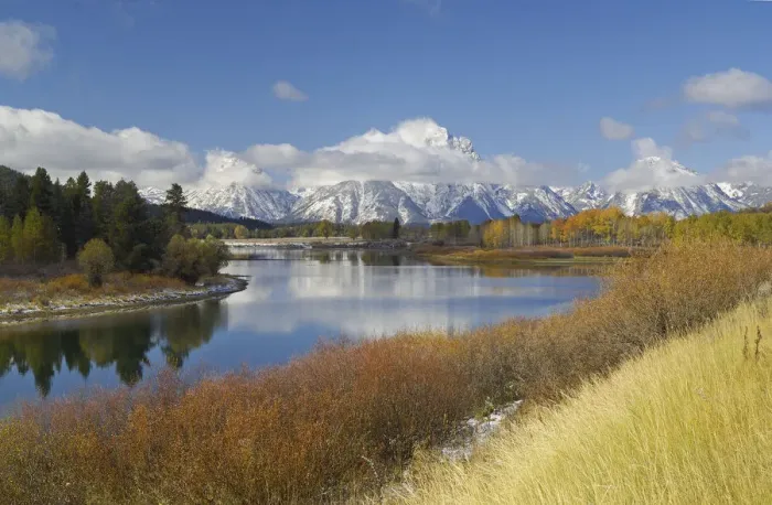 Framed Print : Oxbow bend in Snake River, Grand Teton NP, Wyoming, USA, October 2009 Framed Print : Oxbow bend in Snake River, Grand Teton NP, Wyoming, USA, October 2009