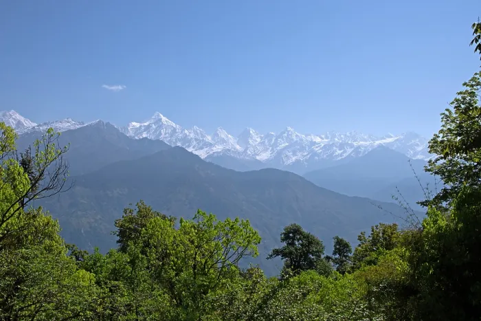 Framed Print : Panchachuli mountain peaks in the Himalayas seen from Munsiyari, Uttarakhand, India. April, 2022 Framed Print : Panchachuli mountain peaks in the Himalayas seen from Munsiyari, Uttarakhand, India. April, 2022