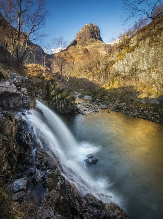 Framed Print : Pass of Glencoe and Gearr Aonach, Glencoe, Highlands, Scotland, UK. April, 2018 Framed Print : Pass of Glencoe and Gearr Aonach, Glencoe, Highlands, Scotland, UK. April, 2018