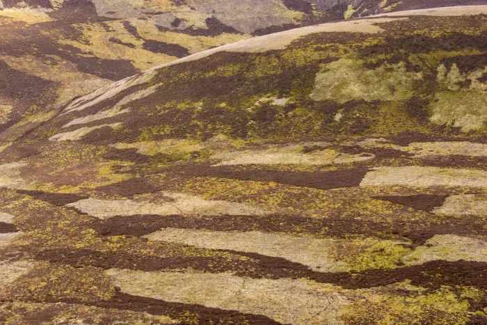 Framed Print : Patchwork of upland heather moorland on grouse shooting estate, northern Scotland Framed Print : Patchwork of upland heather moorland on grouse shooting estate, northern Scotland