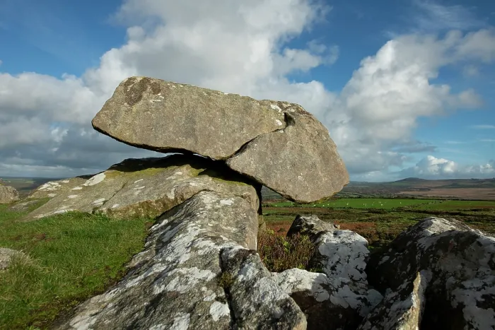 Framed Print : A perched boulder called the Nodding Dog on Carnedd Meibion Owen Tor, Coed Ty Canol National Nature Reserve, Pembrokeshire Coast National Park, Wales, UK. November, 2023 Framed Print : A perched boulder called the Nodding Dog on Carnedd Meibion Owen Tor, Coed Ty Canol National Nature Reserve, Pembrokeshire Coast National Park, Wales, UK. November, 2023