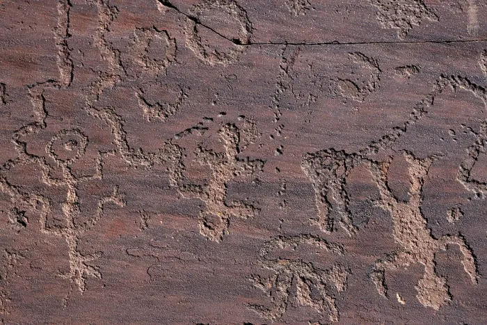 Framed Print : Petroglyphs from the Basketmaker period (300-700 AD), Lyman Lake, Arizona, USA. May, 2003 Framed Print : Petroglyphs from the Basketmaker period (300-700 AD), Lyman Lake, Arizona, USA. May, 2003