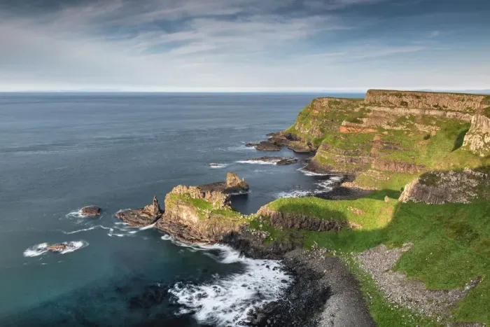 Framed Print : Port na Tober and Horse Shoe Harbour, Giants Causeway, Northern Ireland Framed Print : Port na Tober and Horse Shoe Harbour, Giants Causeway, Northern Ireland