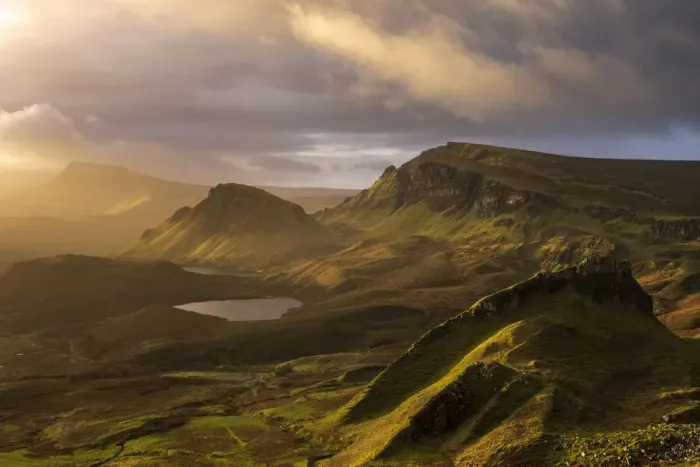 Framed Print : Quiraing in morning light, eastern face of Meall na Suiramach, Northern most summit of Trotternish. Isle of Skye, Scotland, UK. November 2021 Framed Print : Quiraing in morning light, eastern face of Meall na Suiramach, Northern most summit of Trotternish. Isle of Skye, Scotland, UK. November 2021